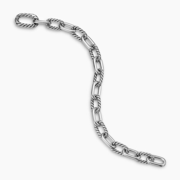 on-model styling shot|David Yurman DY Madison® Chain Bracelet in Sterling Silver