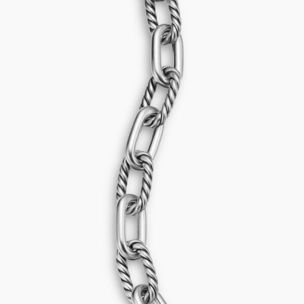 signature twisted-helix detail|David Yurman DY Madison® Chain Bracelet in Sterling Silver