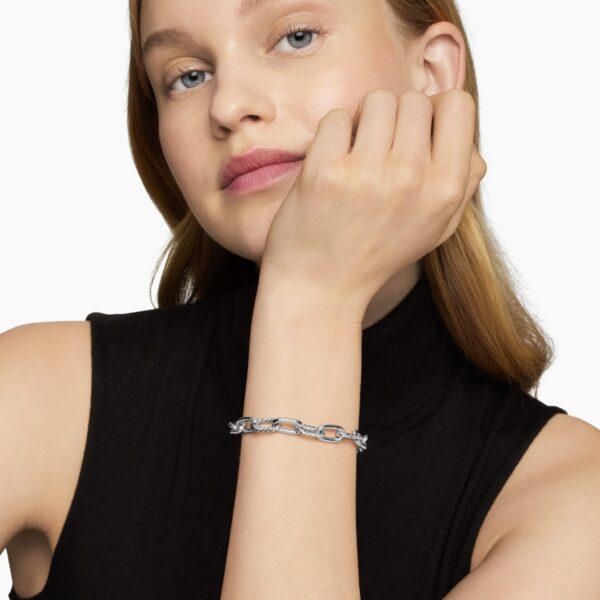 8.5mm in Silver – clasp and closure mechanism detail|David Yurman DY Madison® Chain Bracelet in Sterling Silver