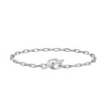 David Yurman DY Madison® Pavé Toggle Chain Bracelet in Sterling Silver with Diamonds