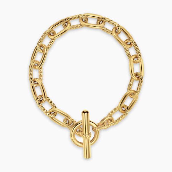 8.5mm Gold – worn on the wrist
