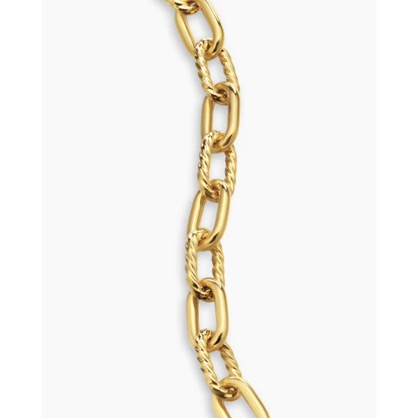 David Yurman DY Madison® Toggle Chain Bracelet in 18K Yellow Gold, 8.5mm, view 6