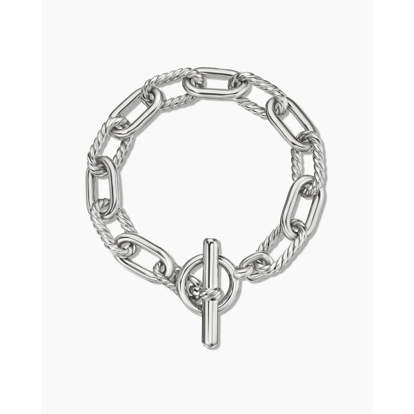 David Yurman DY Madison® Toggle Chain Bracelet in Sterling Silver, 11mm, view 3