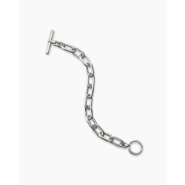 David Yurman DY Madison® Toggle Chain Bracelet in Sterling Silver, 11mm, view 4