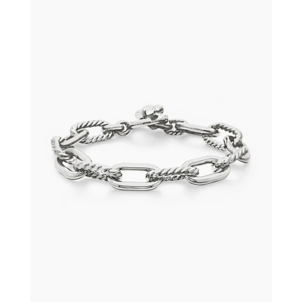 David Yurman DY Madison® Toggle Chain Bracelet in Sterling Silver, 11mm, view 5