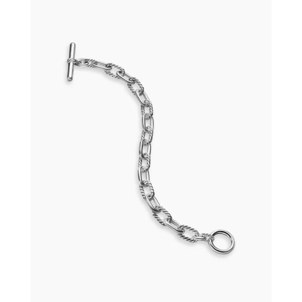 David Yurman DY Madison® Toggle Chain Bracelet in Sterling Silver, 8.5mm, view 4