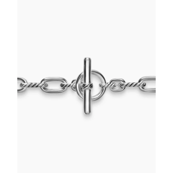 David Yurman DY Madison® Toggle Chain Bracelet in Sterling Silver, 8.5mm, view 7