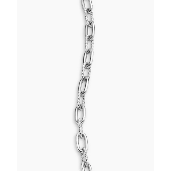 David Yurman DY Madison® Toggle Chain Bracelet in Sterling Silver with 18K Yellow Gold, 3mm, view 6