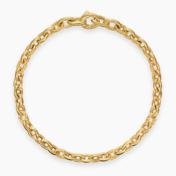 4.5mm Gold – worn on the wrist