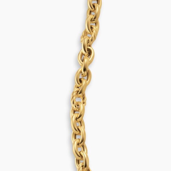 signature twisted-helix detail|David Yurman DY Mercer® Petite Chain Bracelet in 18K Yellow Gold