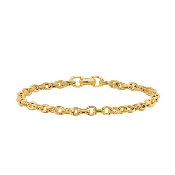David Yurman DY Mercer® Petite Chain Bracelet in 18K Yellow Gold