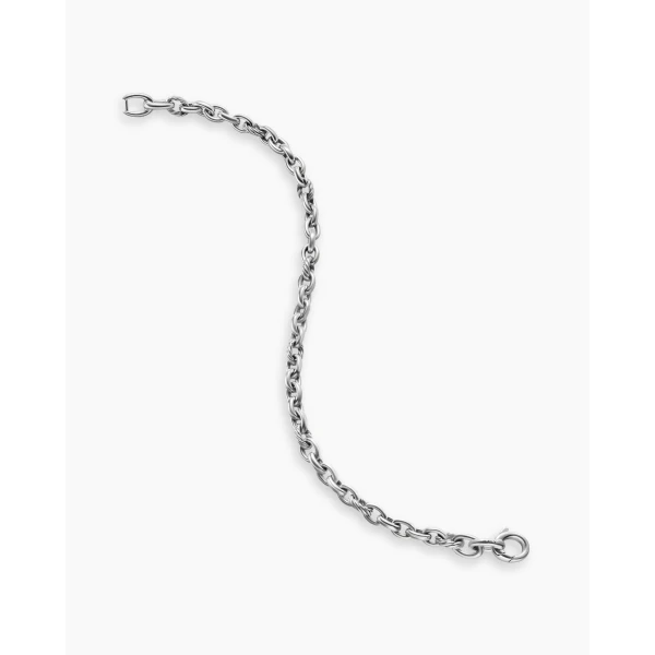David Yurman DY Mercer® Petite Chain Bracelet in Sterling Silver, 4.5mm, view 4