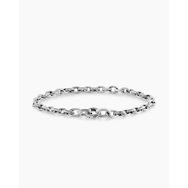 David Yurman DY Mercer® Petite Chain Bracelet in Sterling Silver, 4.5mm, view 5