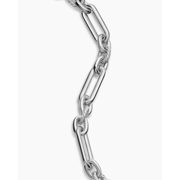 David Yurman Lexington Chain Bracelet in Sterling Silver, 9.8mm, view 6