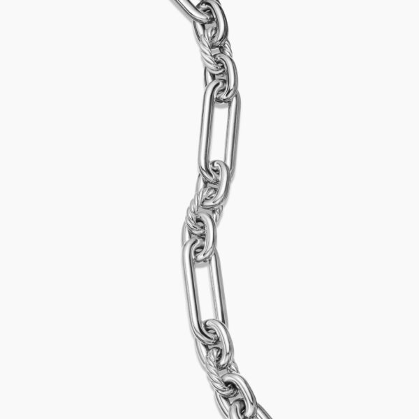 signature twisted-helix detail|David Yurman Lexington Chain Bracelet in Sterling Silver with Diamonds