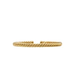 David Yurman Modern Oval Cablespira® Bracelet in 18K Yellow Gold