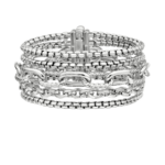 David Yurman Multi Row Chain Bracelet in Sterling Silver