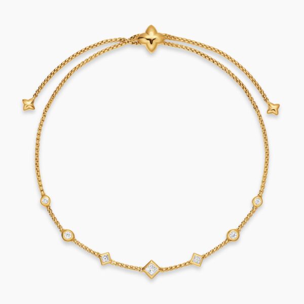 7.5mm Gold – worn on the wrist