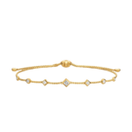 David Yurman Petite Modern Renaissance® Station Chain Bracelet in 18K Yellow Gold with Diamonds