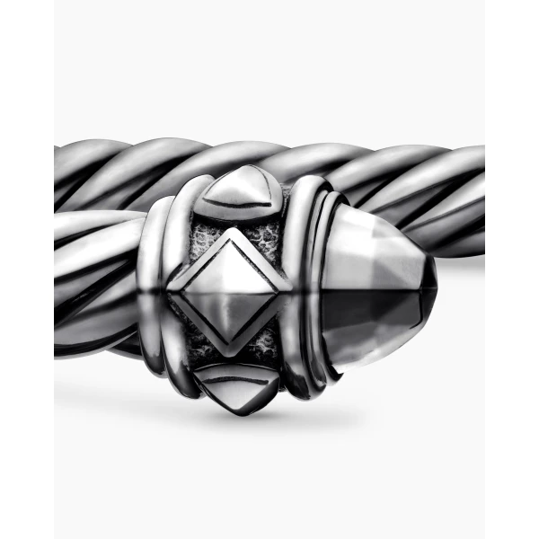David Yurman Renaissance® Classic Cable Bracelet in Blackened Silver, 5mm, view 6