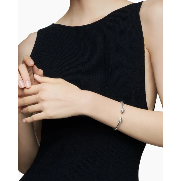 David Yurman Renaissance® Classic Cable Bracelet in Sterling Silver, 5mm, view 2