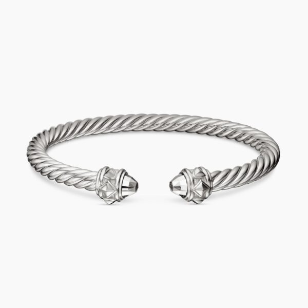 on-model styling shot|David Yurman Renaissance® Classic Cable Bracelet in Sterling Silver
