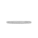 David Yurman Sculpted Cable Bangle Bracelet in 18K White Gold with Diamonds
