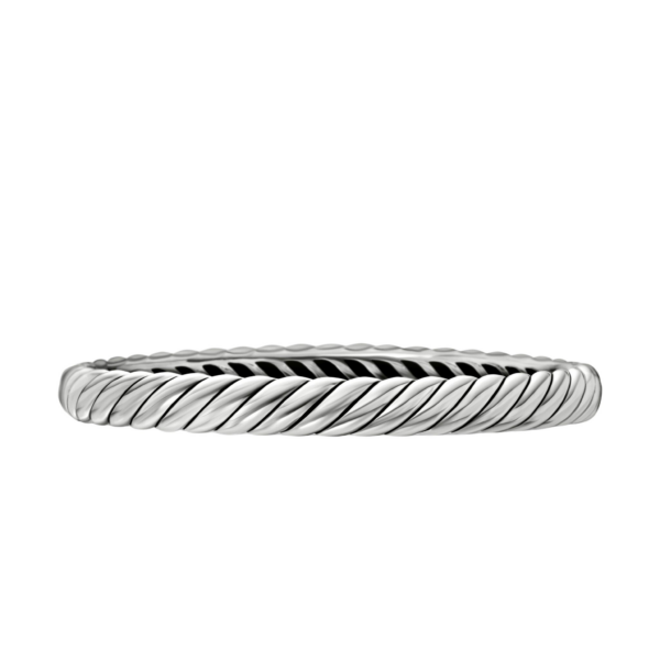 David Yurman Sculpted Cable Bangle Bracelet in Sterling Silver