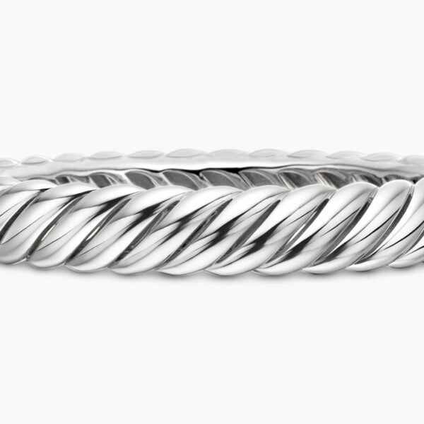 signature twisted-helix detail|David Yurman Sculpted Cable Bracelet in Sterling Silver