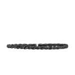 David Yurman Sculpted Cable Flex Bracelet in 18K White Gold with Black Rhodium and Black Diamonds