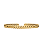 David Yurman Sculpted Cable Flex Bracelet in 18K Yellow Gold
