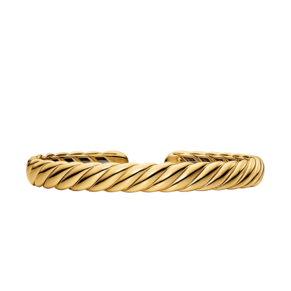 David Yurman Sculpted Cable Flex Bracelet in 18K Yellow Gold