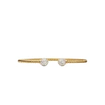 David Yurman Solari Cablespira® Bracelet in 18K Yellow Gold with Diamonds