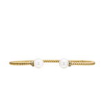 David Yurman Solari Cablespira® Bracelet in 18K Yellow Gold with Pearls and Diamonds