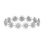 David Yurman Starburst Pavé Tennis Bracelet in 18K White Gold with Diamonds