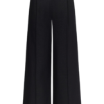 Destree Black Cotton Tailored Pants - Destree - Graphic Parisian Fashion - Shop at Coveti