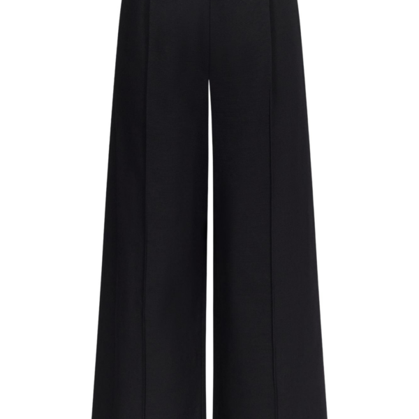 Destree Black Cotton Tailored Pants - Destree - Graphic Parisian Fashion - Shop at Coveti