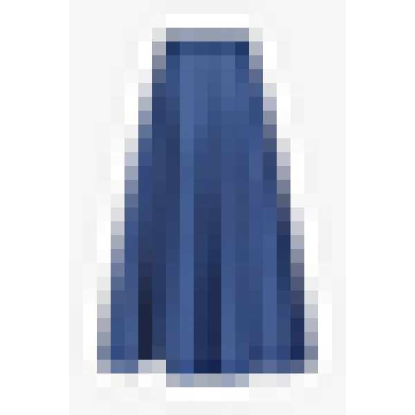 Destree Blue Denim Midi Skirt With Pockets - Destree - Graphic Parisian Fashion - Shop at Coveti