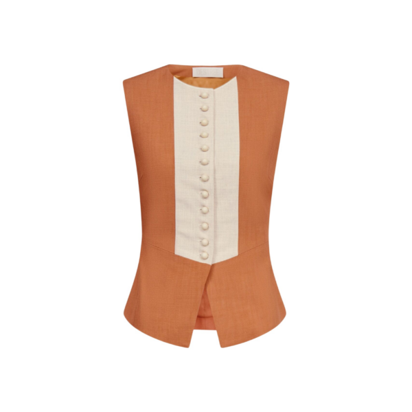 Destree Camel Sleeveless Top - Destree - Graphic Parisian Fashion - Shop at Coveti