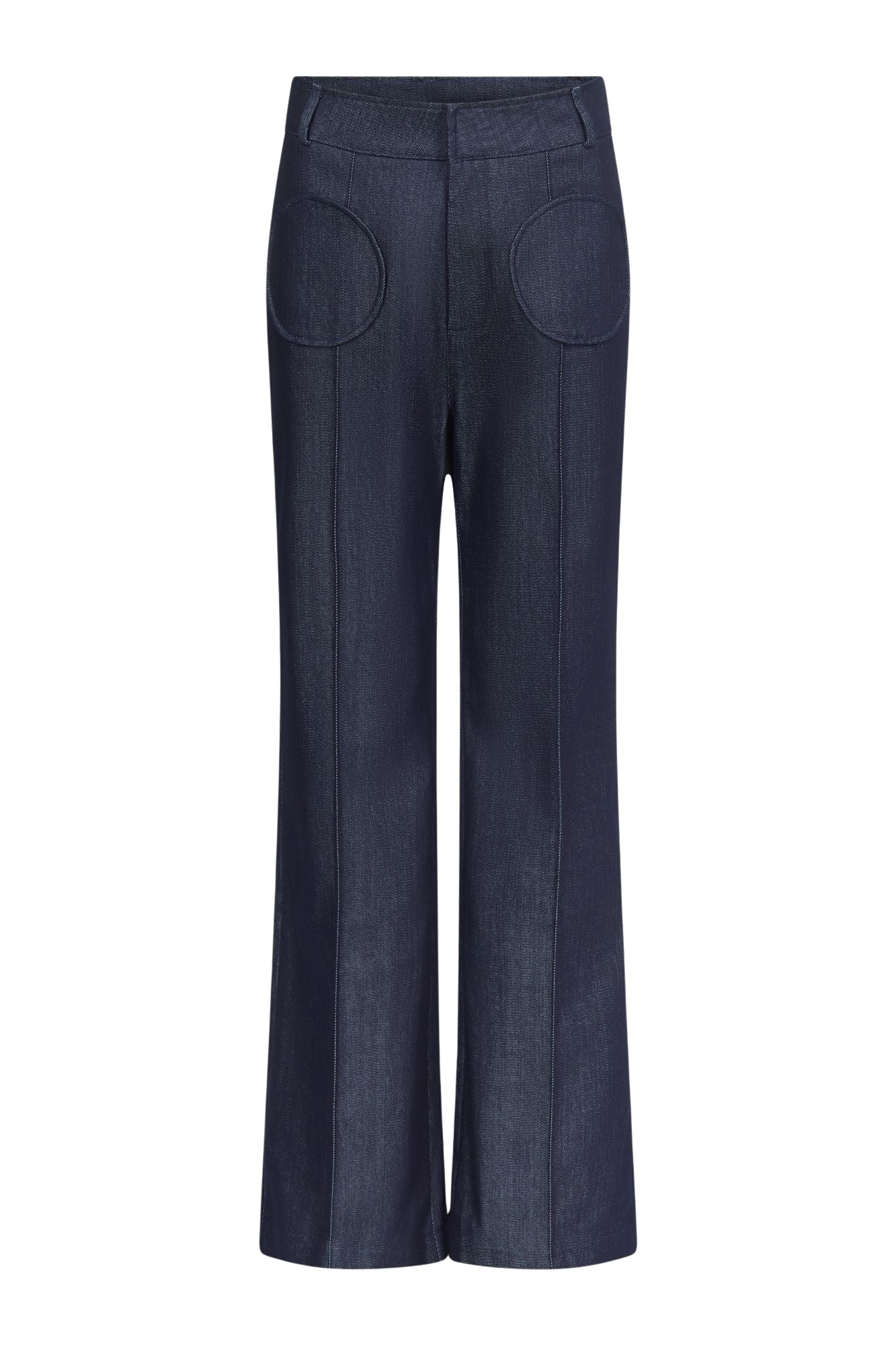 Destree-Dark-Blue-Denim-Straight-Pants-With-Circular-Pocket-Details32974_nobg Destree Dark Blue Denim Straight Pants With Circular Pocket Details - Destree - Graphic Parisian Fashion - Shop at Coveti