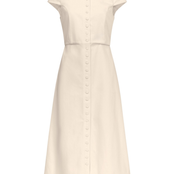 Destree Denim Ecru Amoako Summer Dress - Destree - Graphic Parisian Fashion - Shop at Coveti