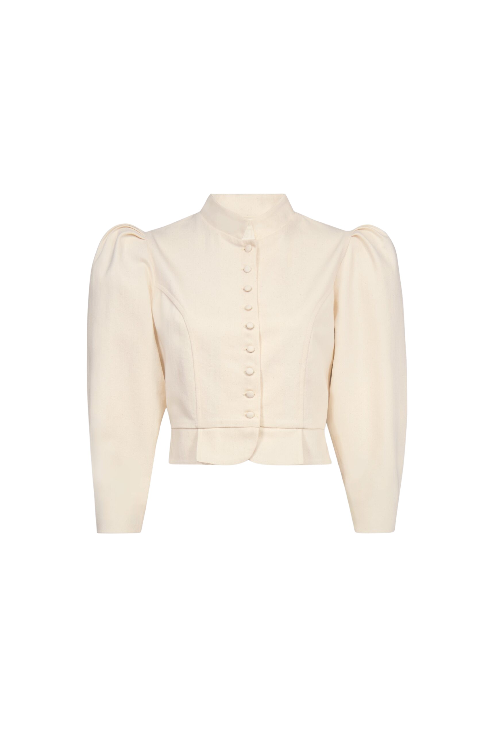 Destree-Denim-Ecru-Puff-Sleeve-Jacket-scaled45877_nobg Destree Denim Ecru Puff Sleeve Jacket - Destree - Graphic Parisian Fashion - Shop at Coveti