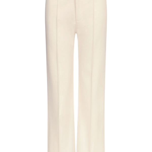Destree Denim Ecru Straight Pants - Destree - Graphic Parisian Fashion - Shop at Coveti