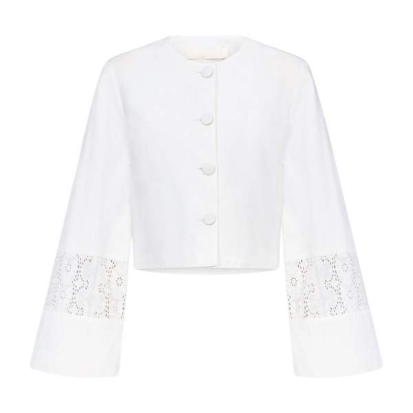 Destree Embroidered Cotton Summer Jacket - Destree - Graphic Parisian Fashion - Shop at Coveti