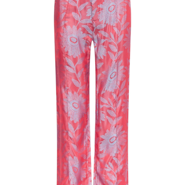 Destree Jacquard Satin Straight Pants - Destree - Graphic Parisian Fashion - Shop at Coveti