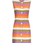 Destree Multicolour Striped Sleeveless Mini Dress - Destree - Graphic Parisian Fashion - Shop at Coveti