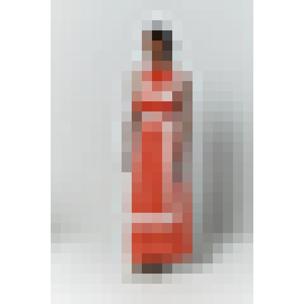 Destree Orange Cotton Midi Skirt With Contrast Ribbon Detail - Destree - Graphic Parisian Fashion - Shop at Coveti