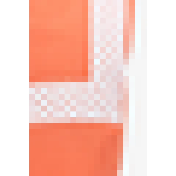 Destree Orange Sleeveless Cropped Cotton Top With Contrast Ribbon - Destree - Graphic Parisian Fashion - Shop at Coveti