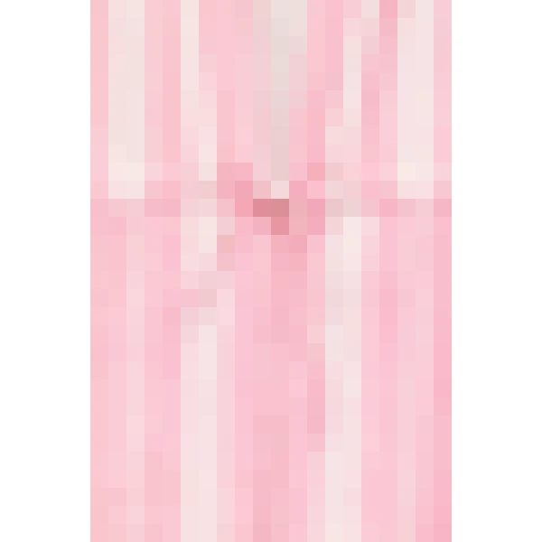 Destree Pink Striped Long Cotton Dress With V-Neck And Tie Waist Detail - Destree - Graphic Parisian Fashion - Shop at Coveti