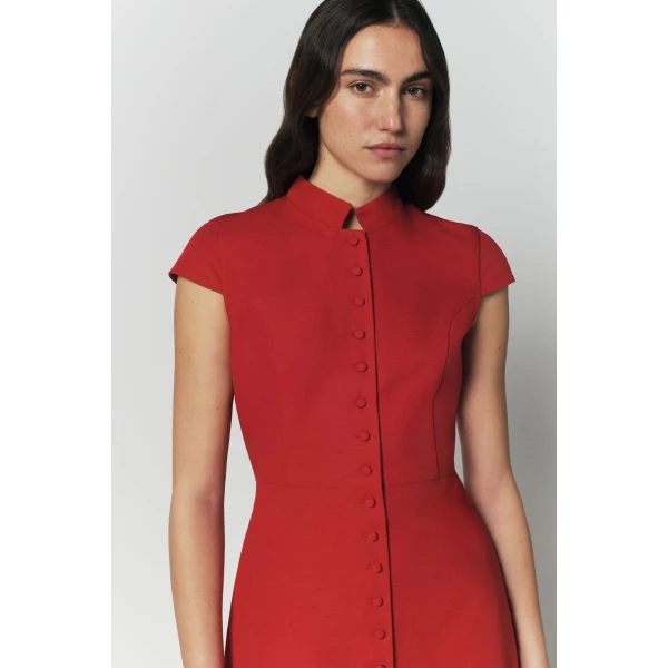 Destree Red Amoako Summer Dress - Destree - Graphic Parisian Fashion - Shop at Coveti